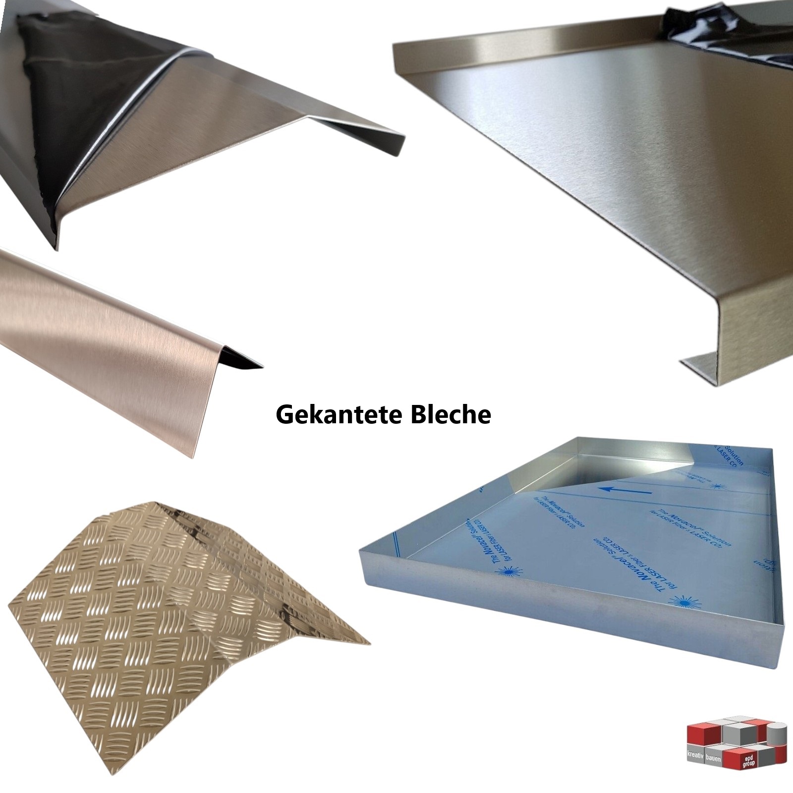 gekantete Wanne Alu Wanne