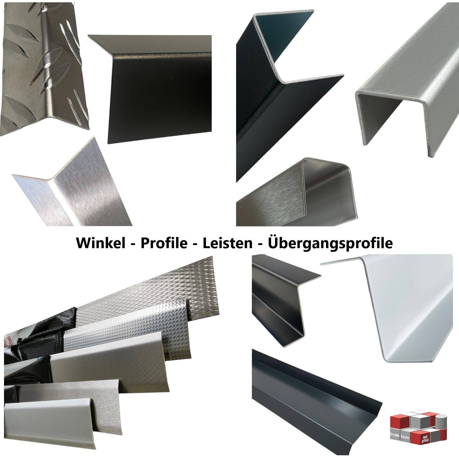 L-Profile aus VA, Alu und Stahl L-Profile aus VA, Alu und Stahl